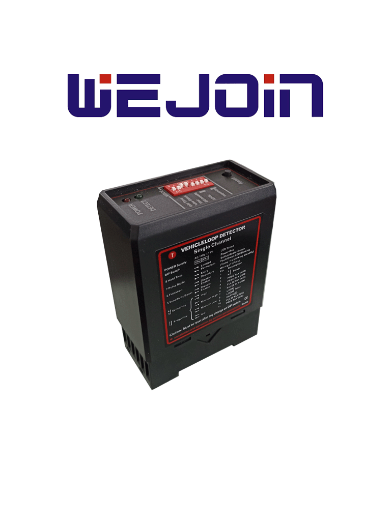 Sensor de masa vehicular WEJOIN WJDG102 - Para barrera de acceso, 10m, 24V, IP65