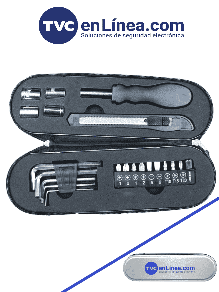 Set de Herramientas TVC MatPro014, 14 Piezas, Promocional con Logotipo