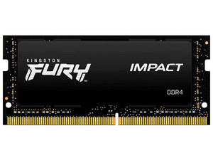 Memoria Kingston SODIMM Fury Impact Black DDR4 PC4-25600 (3200MHz), CL20, 32GB, Latencia Baja