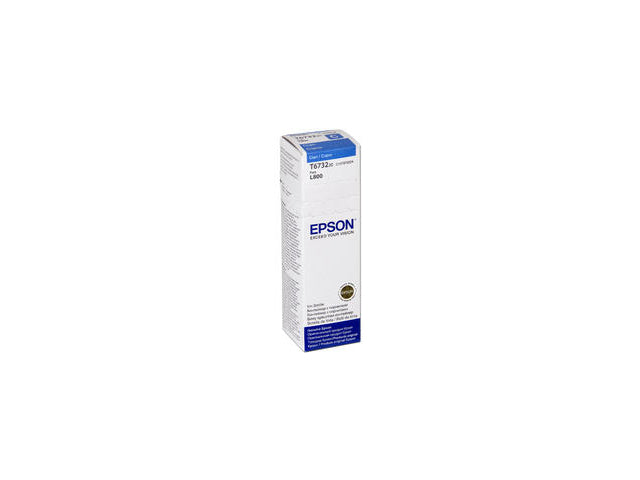 TINTA EPSON ECOTANK FOTO CYAN T673 L800 1800 70ML 2-PACK