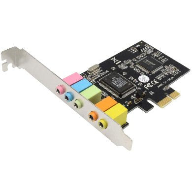 Tarjeta de sonido BROBOTIX 651923, 7.1 canales, 24 bits, 192kHz, PCI Express x1
