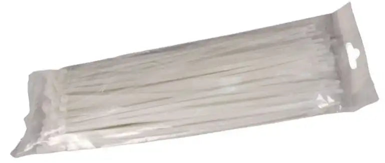 Cincho sujetacable SAXXON CN36X150 / 3.6 mm X 150 mm / Blanco / 100 piezas / Nylon