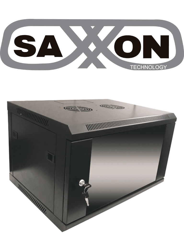 Gabinete de Pared 6 UR SAXXON SE540601, 60 Kg, 57x45x37 cm.