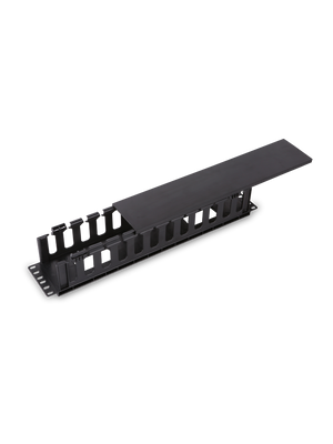 Organizador de Cable Horizontal 2U SAXXON J6069 / Un Lado / Plástico / Para Rack
