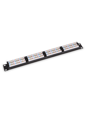 Patch Panel 48 puertos CAT 5E 19 Pulgadas Montaje en rack 2U - SAXXON P19748N5