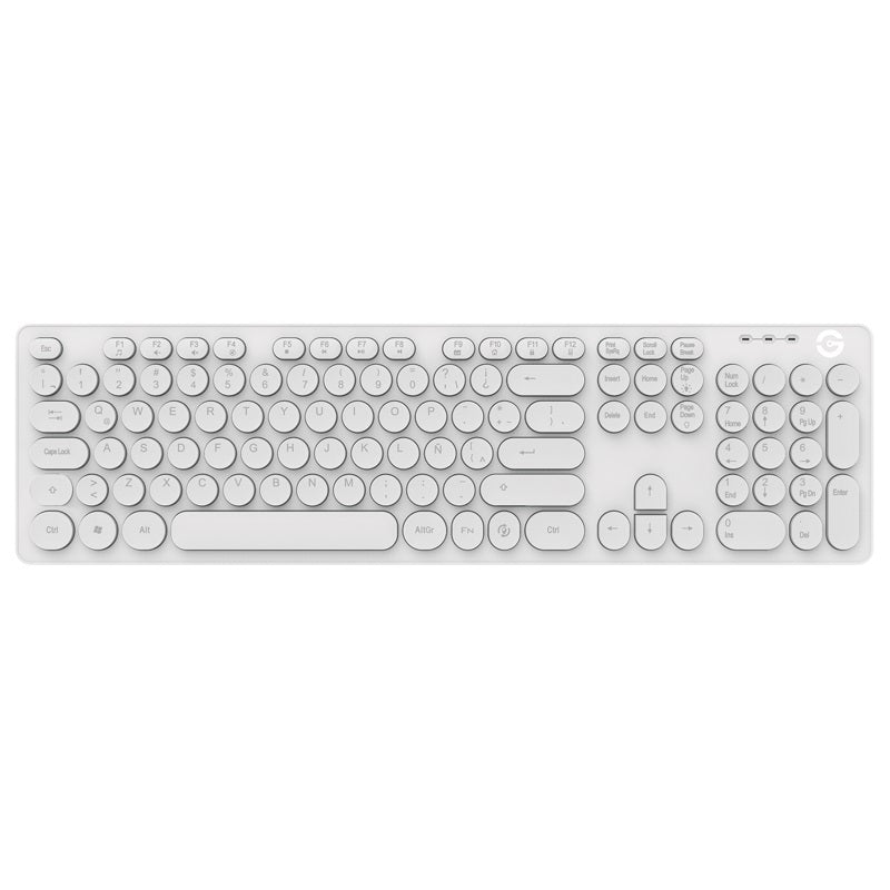 GETTTECH Teclado GTI-28201B, Producto Empresarial, Conexión USB, Diseño Ergonómico