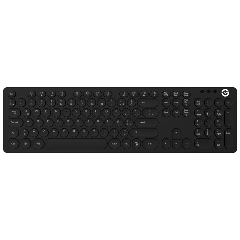 GETTTECH Teclado GTI-28201G, Tipo Empresarial, Conexión USB, Diseño Ergonomico