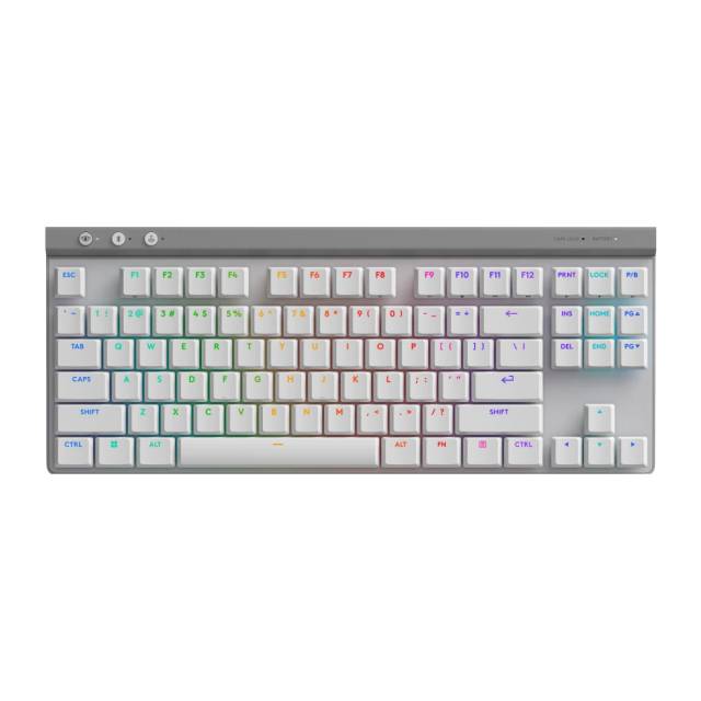920-012535 - Teclado Logitech G515 LightSpeed TKL Inalambrico Gaming USB Color Blanco