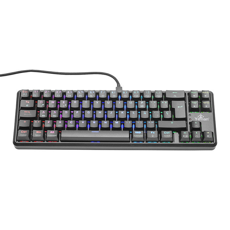 Teclado Gaming Alámbrico Yeyian YTM-28209R RGB Retroiluminado Español