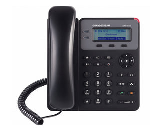Grandstream Networks GXP1610 teléfono Teléfono DECT Negro, Altavoz, 500 entradas