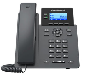 Grandstream Networks GRP2602P teléfono IP Negro 2 líneas LCD, Terminal inalámbrico, 2000 entradas