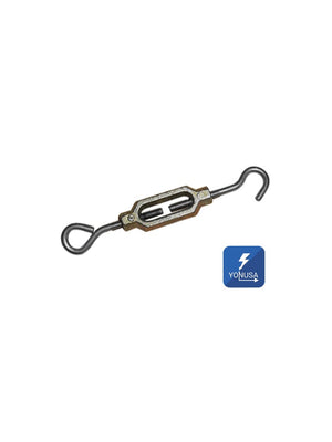 Tensor para líneas de cercas eléctricas Yonusa TEN532Z, aleación de zinc, resistencia a la corrosión, calibre 10, 70 Kg