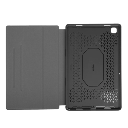 Funda Targus Click-In Antimicrobial para Samsung Galaxy Tab A7 10.4" Negro Carbón, Protección Antibacteriana, Soporte Multiángulo