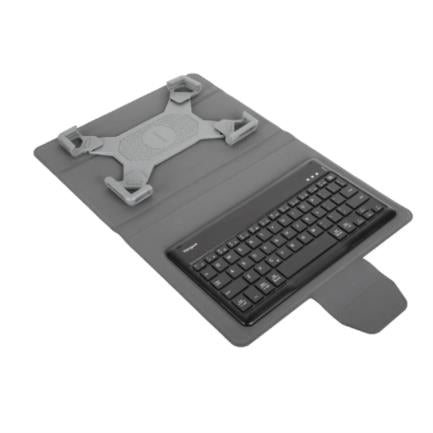 Funda Universal Targus con Teclado Inalámbrico Pro-Tek. 9" a 11. Giratoria 360 grados
