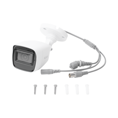 THC-B120-PS - AUDIO POR COAXITRON / Bala TURBOHD 2 Megapixel / Gran Angular 106° / Lente 2.8 mm / 25 mts IR EXIR / Exterior IP66 / 4 Tecnologías / dWDR