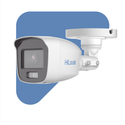 THC-B129-P - Cámara Bala TURBOHD / 2 MP 1080p / Color 24/7 / Lente 2.8 mm 102° / Luz Blanca 20 m (65.6 ft) / IP66 / Policarbonato