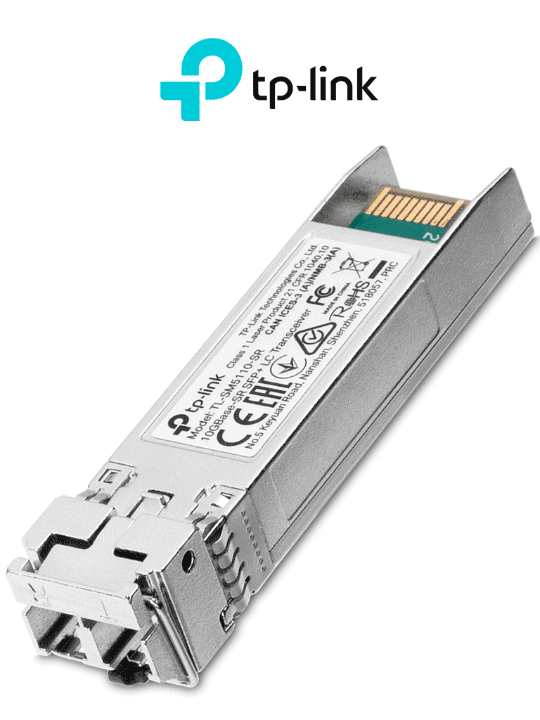 Transceptor Mini GBIC SFP LC 10GBase-SR Multimodo 300m 10G Ethernet Full Duplex
