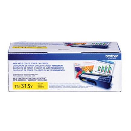 TONER BROTHER AMARILLO ALTO RENDIMIENTO PARA MCF9970CDW TN315Y
