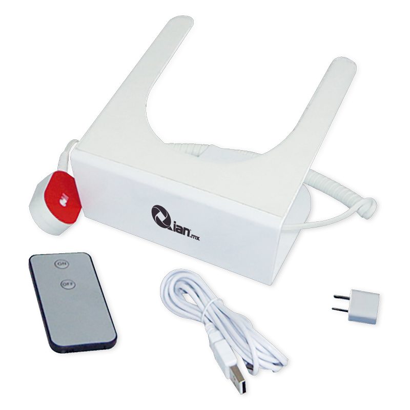 Candado para Tableta QIAN TS0050 YUNNAN con Sensor en la Base, Resistente al Agua, Acero Inoxidable, 10mm de Grosor