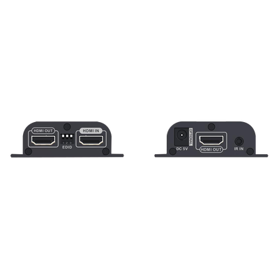 TT372EDID - Kit Extensor HDMI para distancias de 50 metros / Soporta resoluciones 720 y 1080P @ 60 Hz / Cat 6, 6a y 7 / Salida Loop en el Tx para visualización local / Configuración EDID / Soporta control remoto del equipo fuente / Alimente solo el Tx