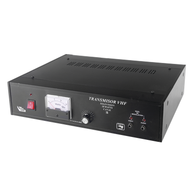 TV10-B/9 - Transmisor de TV / 10W RMS Ajustable / Canal 9 VHF / Operación 24/7 / 50°C / Aluminio