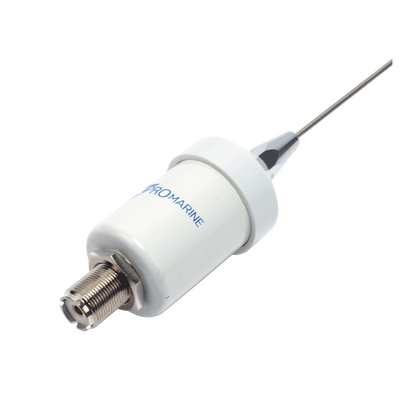 TX-1600-SYS - Antena Marina VHF / 156-163 MHz / 3.5 dBi / Acero Inoxidable / Cable 4.5 m (14.8 ft) / Montaje en L / PL-259 / Exterior