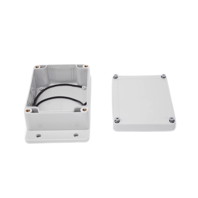 TXG-01-14 - Gabinete Plástico para Exterior / IP65 / 115 x 88 x 55 mm / ABS Resistente a Impactos / -20 a 60 °C / Cierre por Tornillos