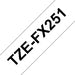 TZEFX251 - Brother TZE-FX251 cinta para impresora de etiquetas Negro sobre blanco