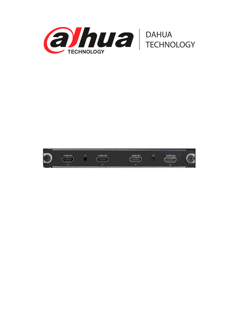 Tarjeta de Entrada de Video Dahua VEC0404HHM70, 4 Entradas HDMI, Controlador M70
