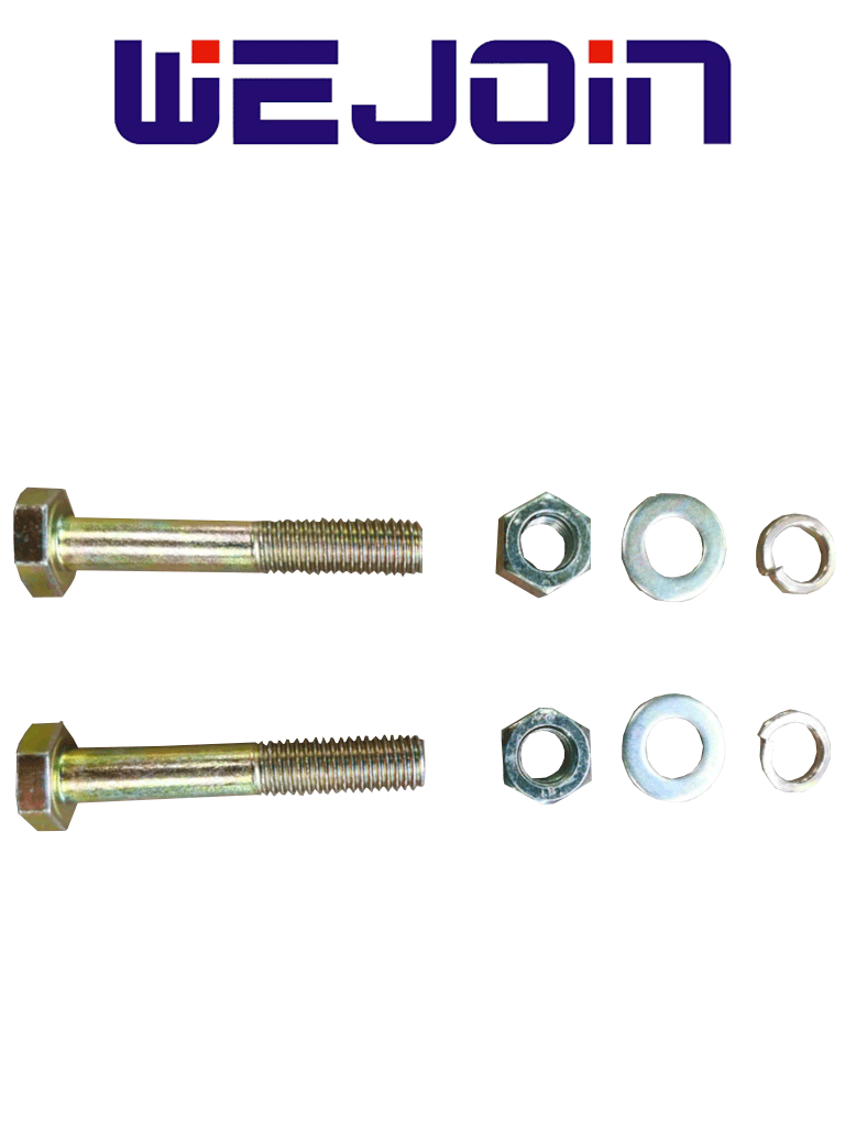 Tornillos para Brazo Octagonal de Barrera Wejoin, Acero Inoxidable, M12, 50mm - Par