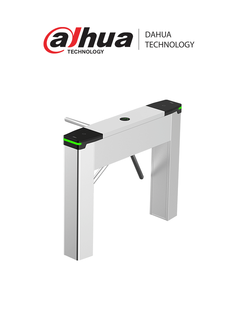 Torniquete Peatonal Dahua DHI-ASGG520T, Acero Inoxidable, Tiempo de Desbloqueo Ajustable, Lector de Entrada/Salida