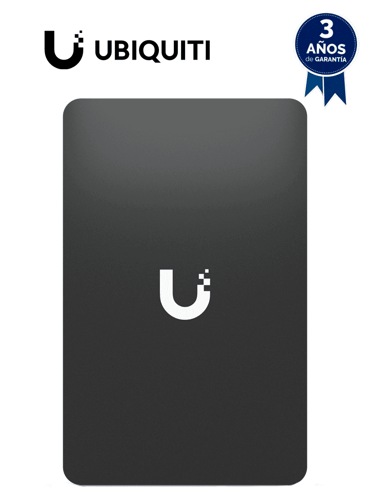 Tarjeta NFC Ubiquiti UA-CARD - Paquete de 20, ISO/IEC 14443 Type A, MIFARE DESFire, UniFi Access Security.