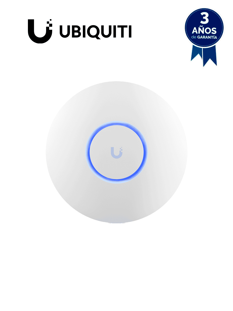 Ubiquiti Access Point U6+ WiFi 6, Doble Banda 802.11ax, MIMO 2x2, Ideal PYMES