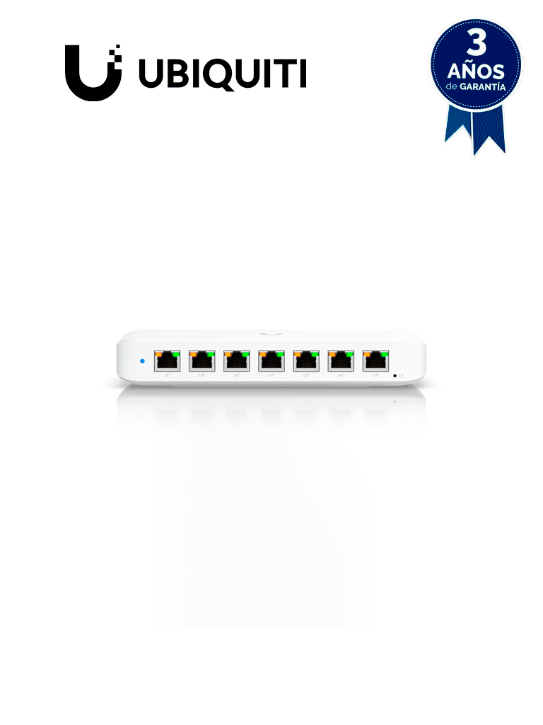Ubiquiti UniFi Switch Ultra USW-ULTRA, 42W PoE, 1 Puerto PoE++, 7 Puertos PoE+