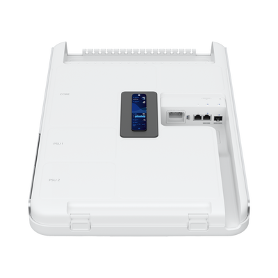 Ruteador Ubiquiti UDW Dream Wall, UniFi Switch 17 Puertos GbE PoE, WiFi 6 MU-MIMO 4x4, 128GB SSD Interno, Balanceo de Cargas, 2 WAN 2.5 GbE y 10G SFP