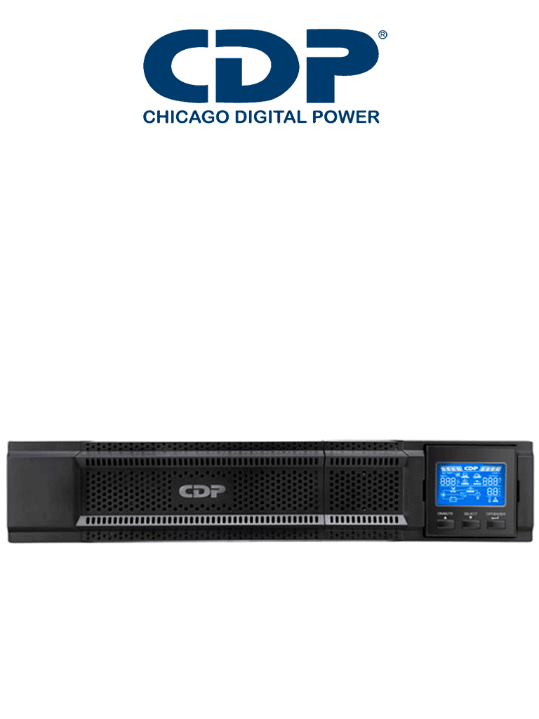 UPS CDP UPO11-1RT-AX de 1000VA y 1000W con 8 Terminales Programables y Pantalla LCD