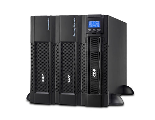 UPO22-10RTAXK - CDP UPO22-10RTAXK 10KVA/10KW KIT UPS Online Incluye PM TM BM MBS1 PF UL, FCC, 220 Vac 10U UPS Doble conversión (en línea) 10 kVA 10000 W Seno