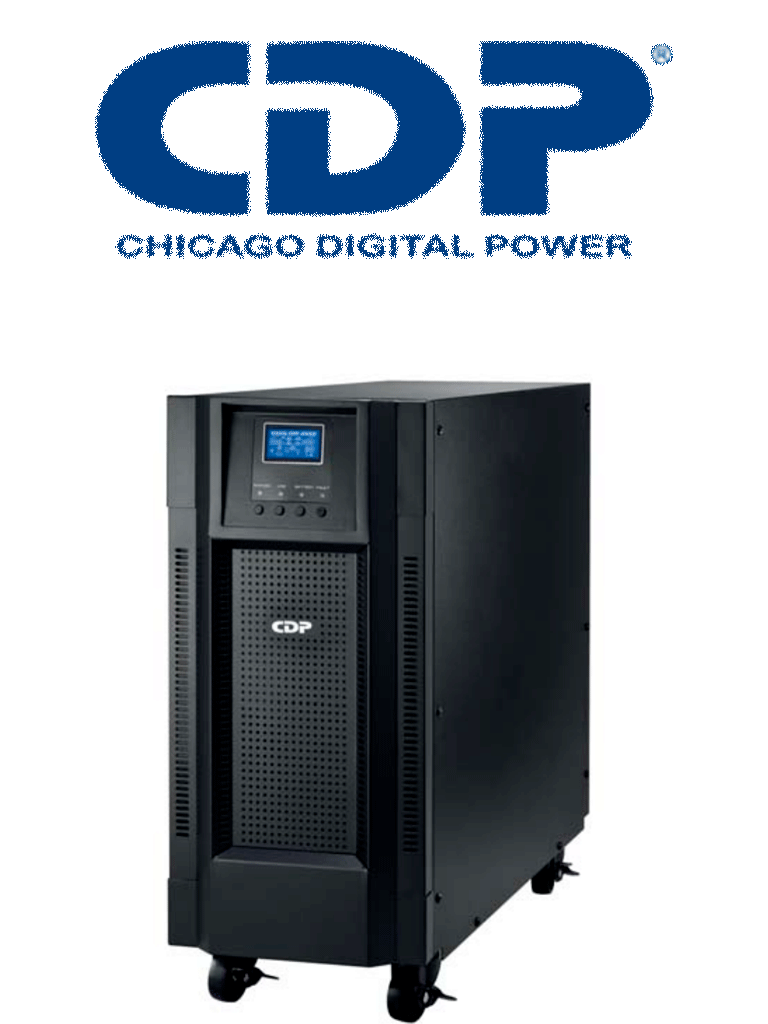 Chicago Digital Power UPS UPO22-6, 6000VA, 6000W, Onda Senoidal Pura, 220VAC