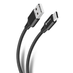 Steren USB-3956 cable USB 1,9 m USB A USB C Negro