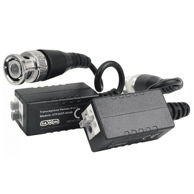 Transceptor Saxxon Utp101Phd4B Par Pigtail Hdcvi Tvi Ahd Conexion Push