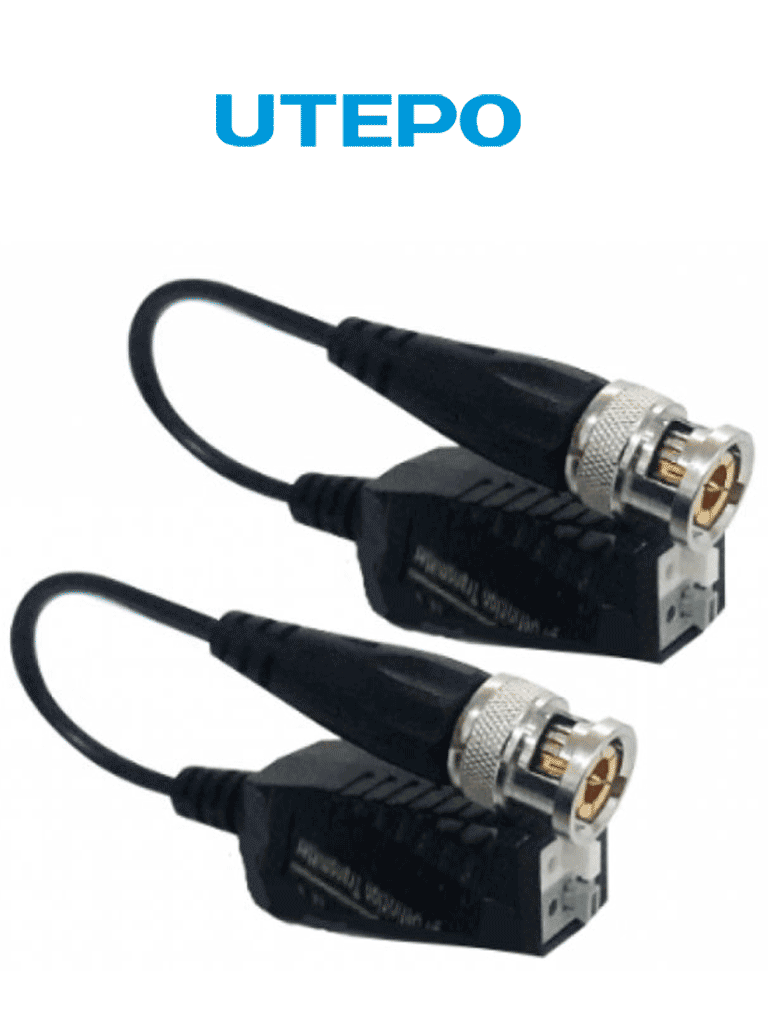 Transceptores Pasivos UTEPO 4 en 1, 100 Pares, 4MP/200M, 1080p/250M, 720p/300M CVI