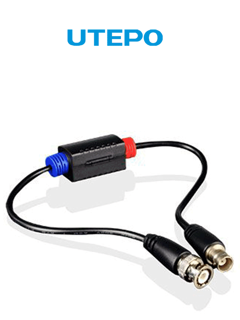 Aislador pasivo de tierra utepo utp1201xphd bnc hd, elimina ruido, soporta hdcvi/tvi/ahd UTP1201XP-HD