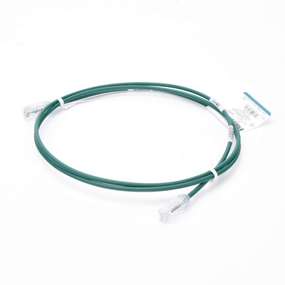 UTP28SP5GR - Cable de Parcheo Cat6 / UTP 28AWG / 1.52m (5 pies) / Verde / Diámetro 3.8mm / CM/LSZH