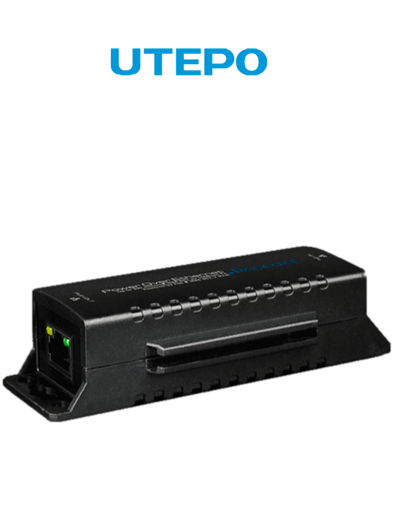 Extensor PoE UTEPO UTP3-VER01-POE, 30W, Protocolos AF y AT, Cascada 400m