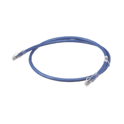 UTP6AX1BU - Cable de Parcheo UTP / Cat6A / 24 AWG / CM / 0.3 m (1 pie) / Azul