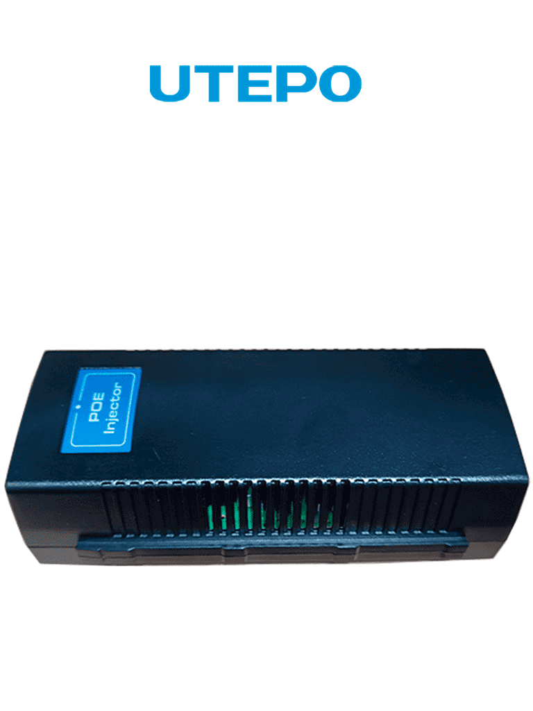 Inyector PoE UTEPO UTP701GEPSEAF, 1 Puerto Gigabit, Estándar 802.3af, 15W