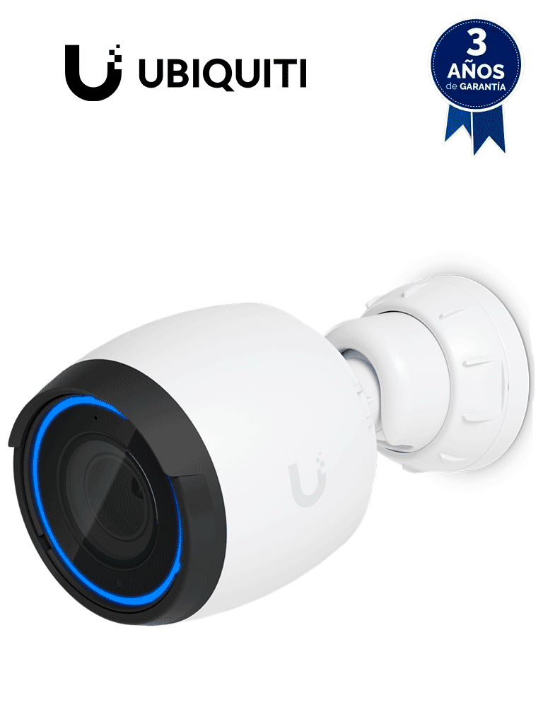 Cámara IP Bullet Ubiquiti UVC G4 Pro 8MP 4K Varifocal 4.1-12.3mm IR 15m POE IP67 IA Unifi Protect