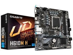 Placa Base Gigabyte H610M H Micro ATX, LGA1700, 2xDDR5 5600MHz, PCIe 4.0, HDMI, 6xUSB