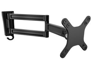 Soporte de pared StarTech de doble giro para Monitor, VESA 13"-27", Inclinación ajustable