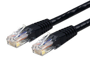 Cable de Red StarTech RJ-45 Cat6, 90cm, Color Negro, Velocidad Gigabit, Blindaje UTP, Conector Moldeado